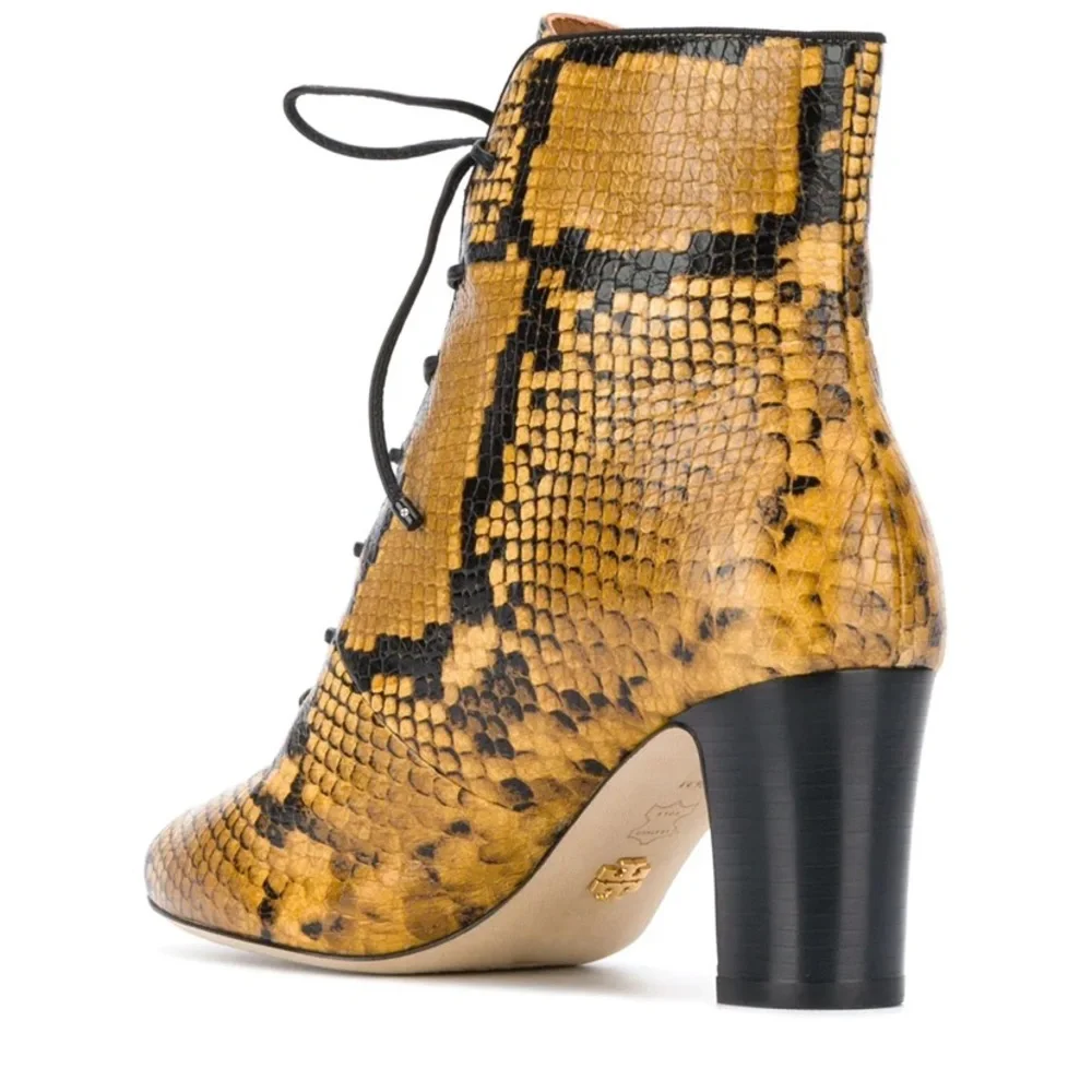 Tory Burch Vienna 70mm Lace-Up Booties